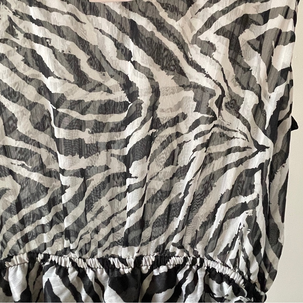 Free People Black and White High Low Dress Size S - Picture 5 of 5